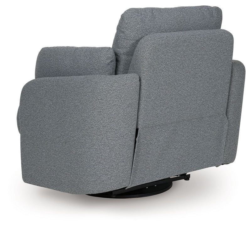Alainmont Next-Gen Nuvella - Swivel Power Recliner - R&R Furniture Gallery (Fountain Valley, CA)