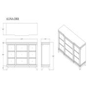 Adalid - Dresser With LED Light And Glittered Drawer Fronts - White - R&R Furniture Gallery (Fountain Valley, CA)