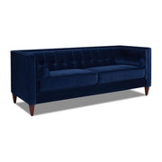 Jack - Modern Tuxedo Tufted Sofa - Navy Blue - R&R Furniture Gallery (Fountain Valley, CA)