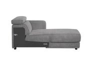 Alwin - Modular Rf Chaise - Dark Gray Fabric - R&R Furniture Gallery (Fountain Valley, CA)