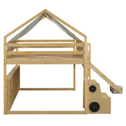 Loft Bed With House Shaped Frame And Tent - R&R Furniture Gallery (Fountain Valley, CA)