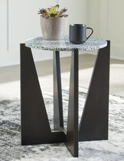 Tellrich - Accent Table - Black / White - R&R Furniture Gallery (Fountain Valley, CA)