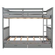 Bunk Bed With Ladders And 2 Storage Drawers - R&R Furniture Gallery (Fountain Valley, CA)