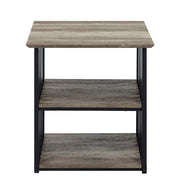 Zudora - Nightstand - Antique Oak & Black - R&R Furniture Gallery (Fountain Valley, CA)