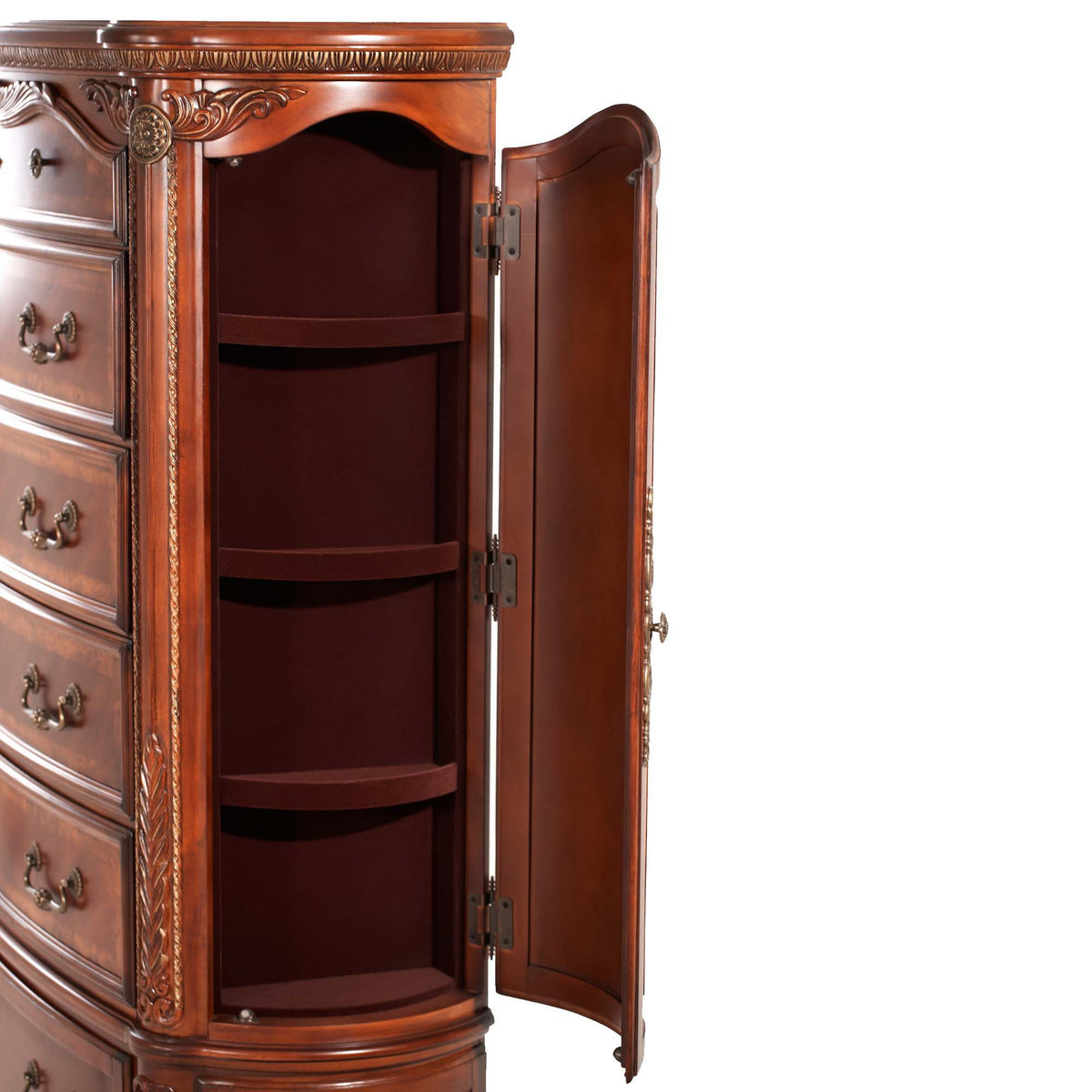 Cortina - 6-Drawer Chest - Honey Walnut - R&R Furniture Gallery (Fountain Valley, CA)
