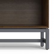 Banting - Low Wide Bookcase - Walnut Brown - R&R Furniture Gallery (Fountain Valley, CA)