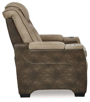 Next-Gen Durapella - Pwr Recliner/Adj Headrest - R&R Furniture Gallery (Fountain Valley, CA)