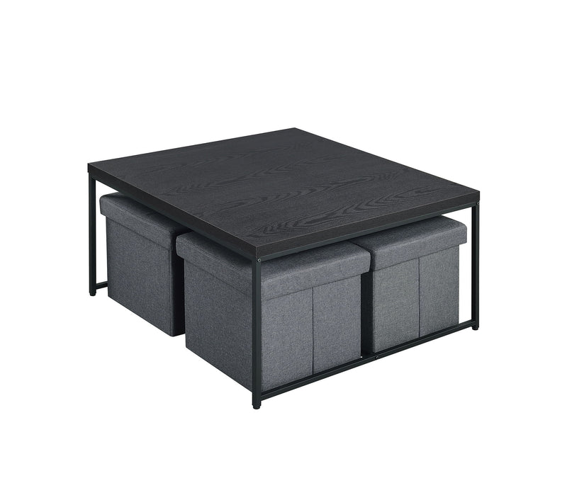 Caitlin - Wood Grain 5 Piece Coffee Table (Set of 5) - R&R Furniture Gallery (Fountain Valley, CA)