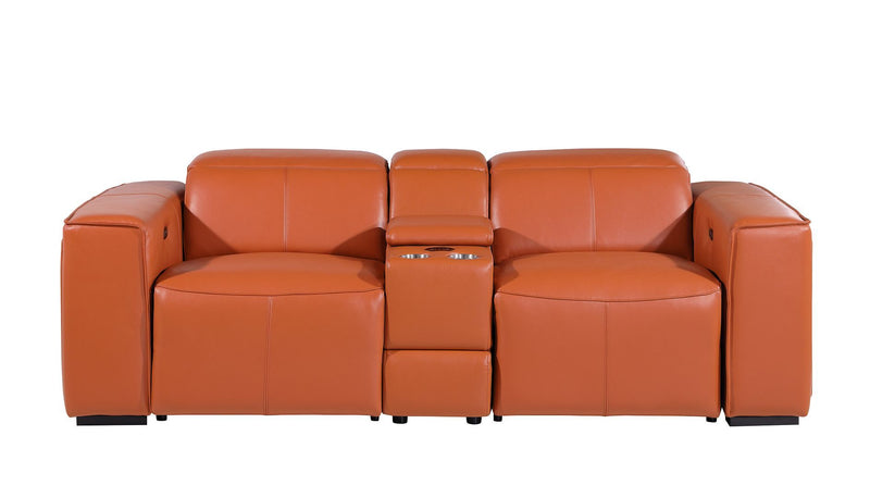 1224 - 3-Piece Modular Power Reclining Loveseat In With 2 Power Recliners & Power Headrests