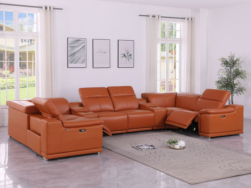 9762 - 8-Piece U-Shaped Sectional Sofa With 2 Power Recliners