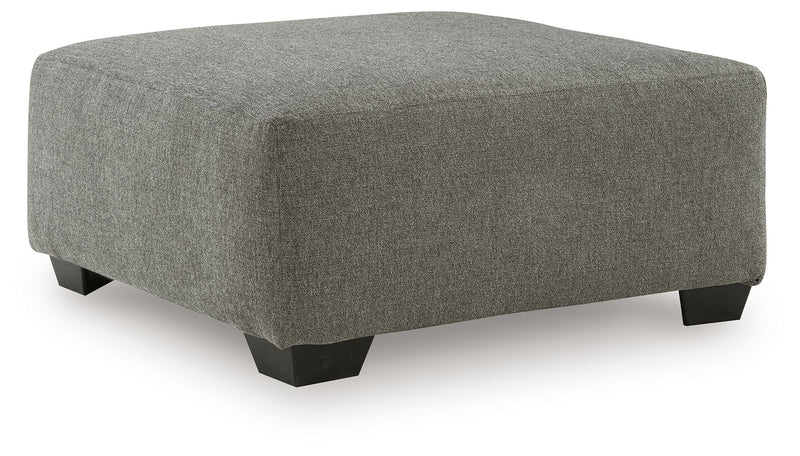 Clarington - Oversized Accent Ottoman - Greystone - R&R Furniture Gallery (Fountain Valley, CA)