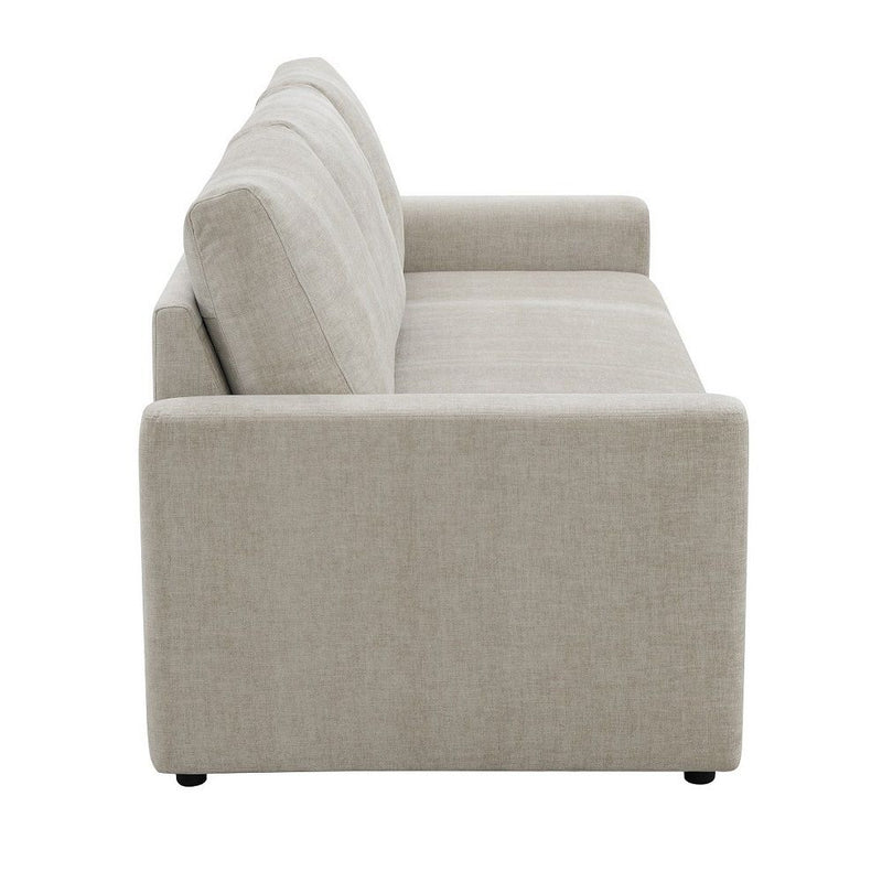 Leira - Sofa With Sleeper - Beige Linen - R&R Furniture Gallery (Fountain Valley, CA)