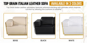 1111 - Leather Sofa - R&R Furniture Gallery (Fountain Valley, CA)