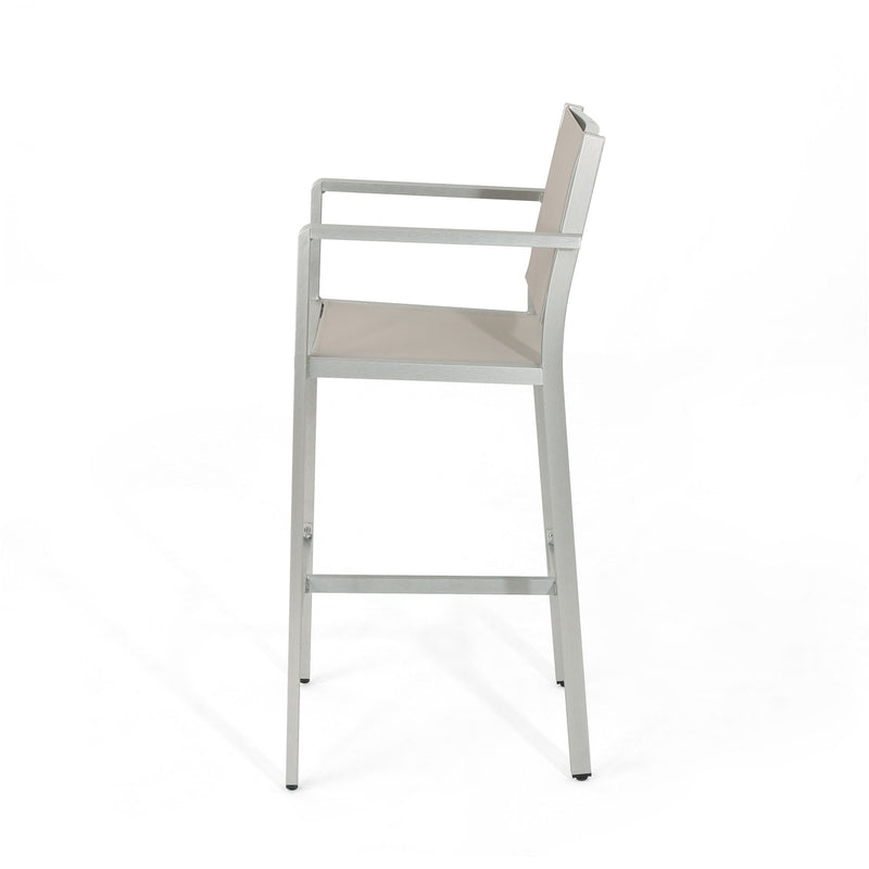 Outdoor Rust Proof Aluminum Barstools (Set of 2) - R&R Furniture Gallery (Fountain Valley, CA)