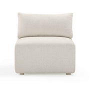 Hangover - Outdoor Modular Armless Chair - Cream - R&R Furniture Gallery (Fountain Valley, CA)