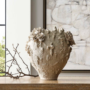 Lava Rose - Vase - Beige