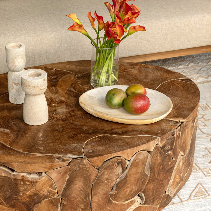 Yann - Candle Holder - Beige