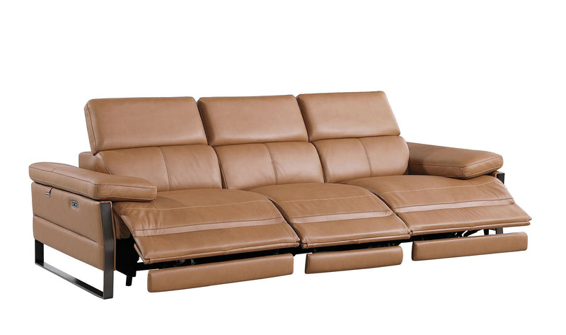 1246 - Modular Power Triple Reclining Sofa, Console Loveseat, And Chair Set With Power Headrests