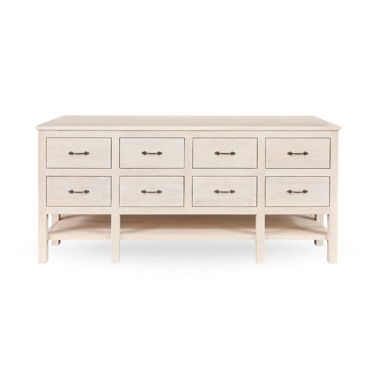 Workstation - White Washed - R&R Furniture Gallery (Fountain Valley, CA)