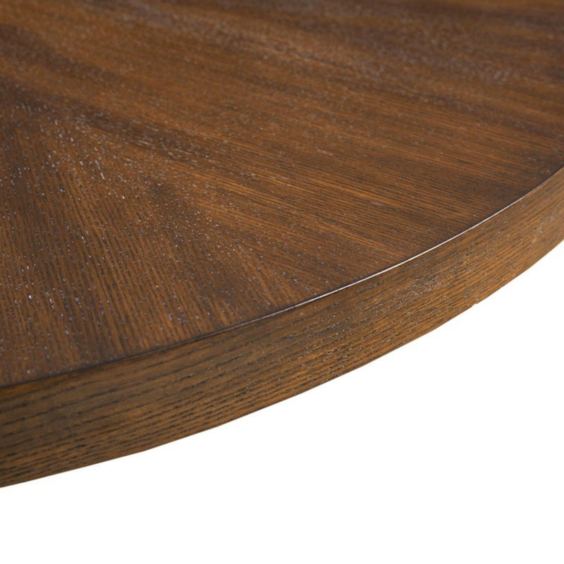 Round Coffee Table With Solid Veneer Top - R&R Furniture Gallery (Fountain Valley, CA)