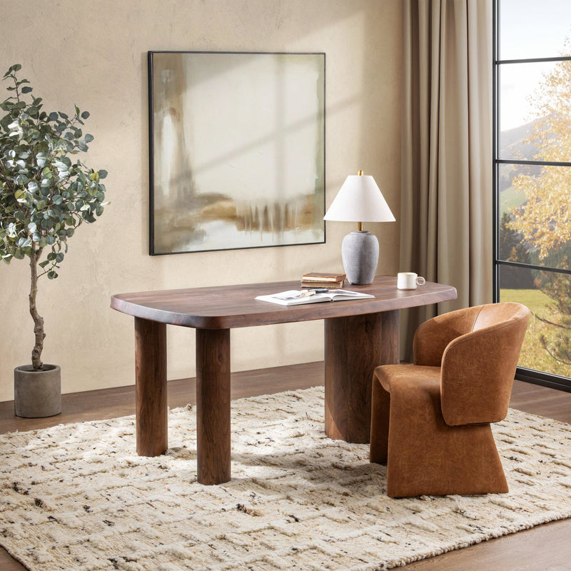 Saunders - Desk - Vinegar - R&R Furniture Gallery (Fountain Valley, CA)