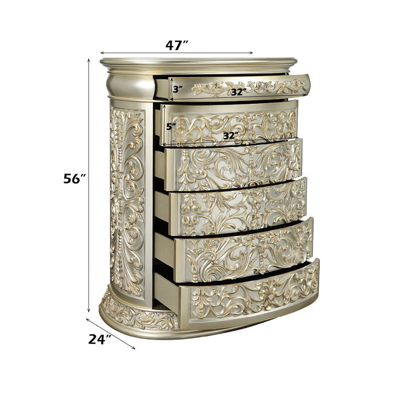 Sorina - Chest - Antique Gold - R&R Furniture Gallery (Fountain Valley, CA)