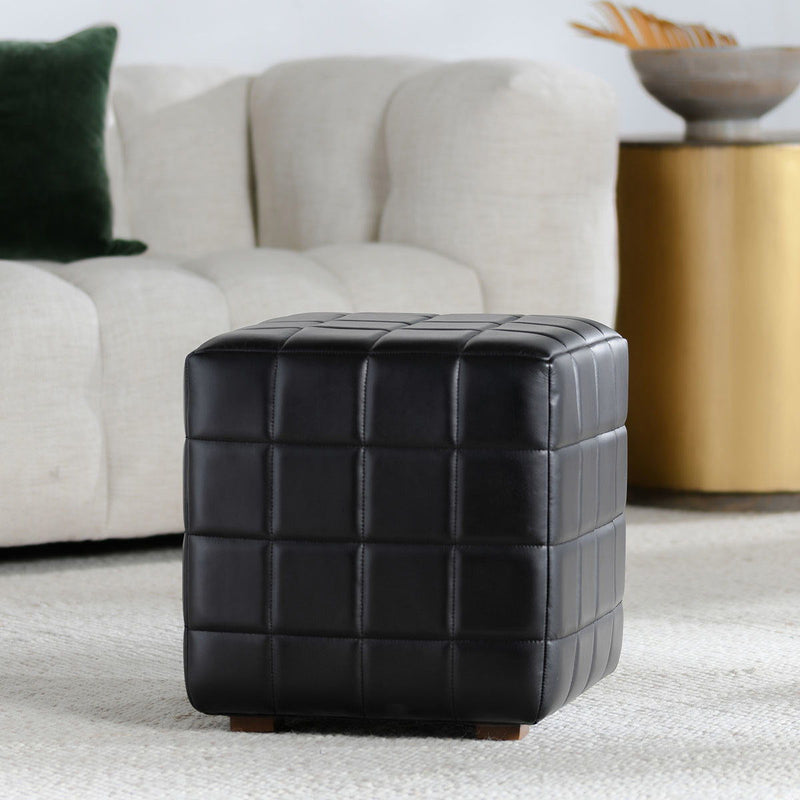 Carlo - Square Ottoman - R&R Furniture Gallery (Fountain Valley, CA)