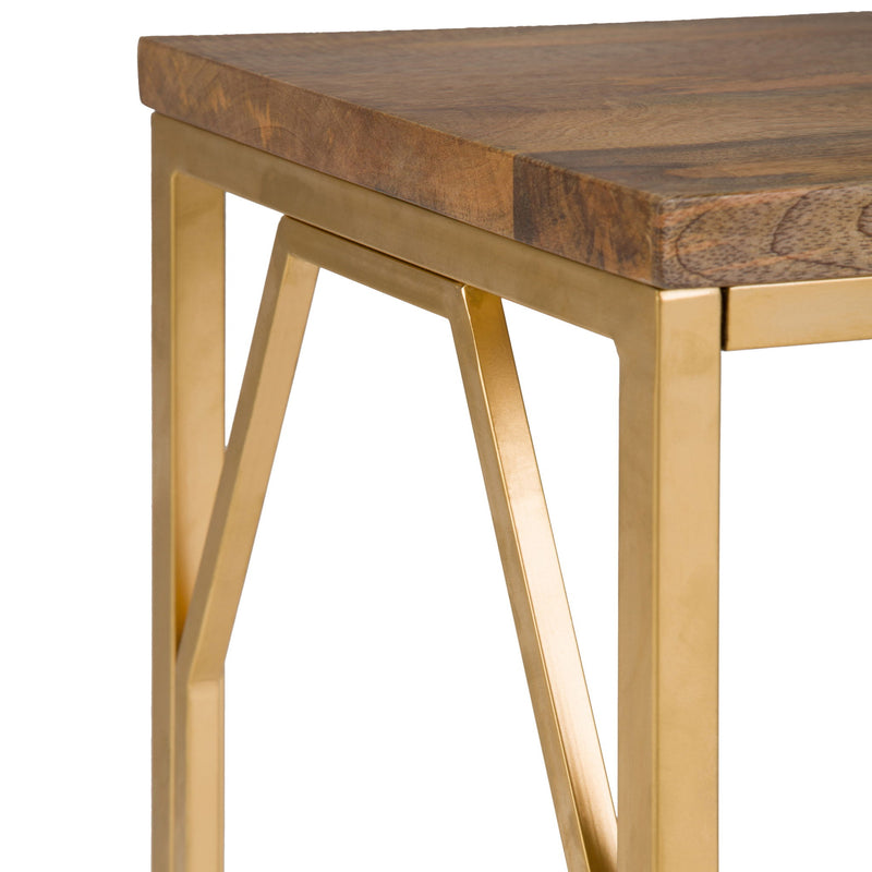 Selma - Handcrafted Metal And Wood Accent Table - R&R Furniture Gallery (Fountain Valley, CA)