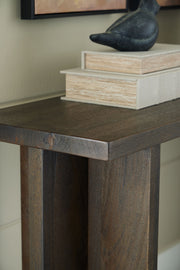 Jalenry - Console Sofa Table - Grayish Brown - R&R Furniture Gallery (Fountain Valley, CA)