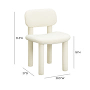 Elise - Velvet Dining Chair - R&R Furniture Gallery (Fountain Valley, CA)