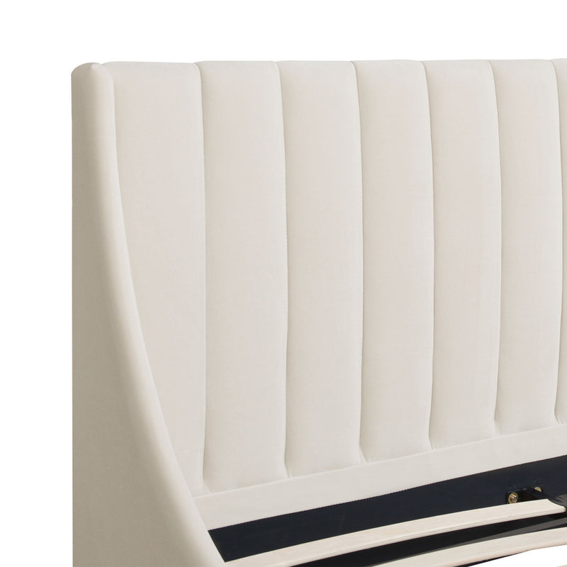 Aspen - Vertical Tufted Modern Headboard Platform Bed Set - R&R Furniture Gallery (Fountain Valley, CA)
