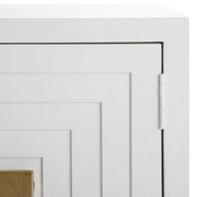 Uttermost Aiken accent cabinet with sleek wood finish, featuring modern design and storage drawers for stylish home organization.