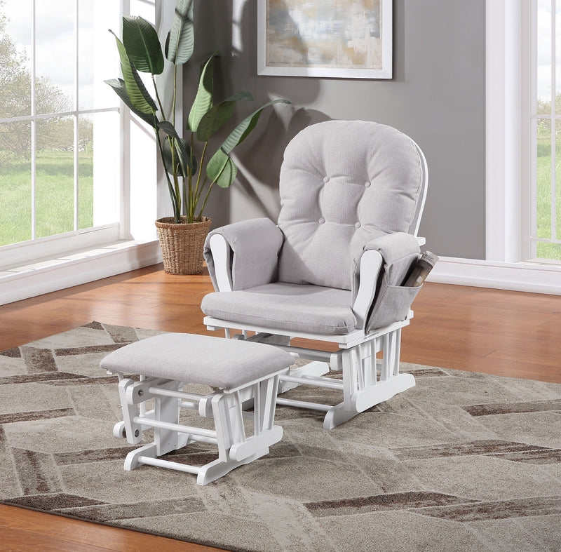Mason - Comfortable Glider And Ottoman - R&R Furniture Gallery (Fountain Valley, CA)