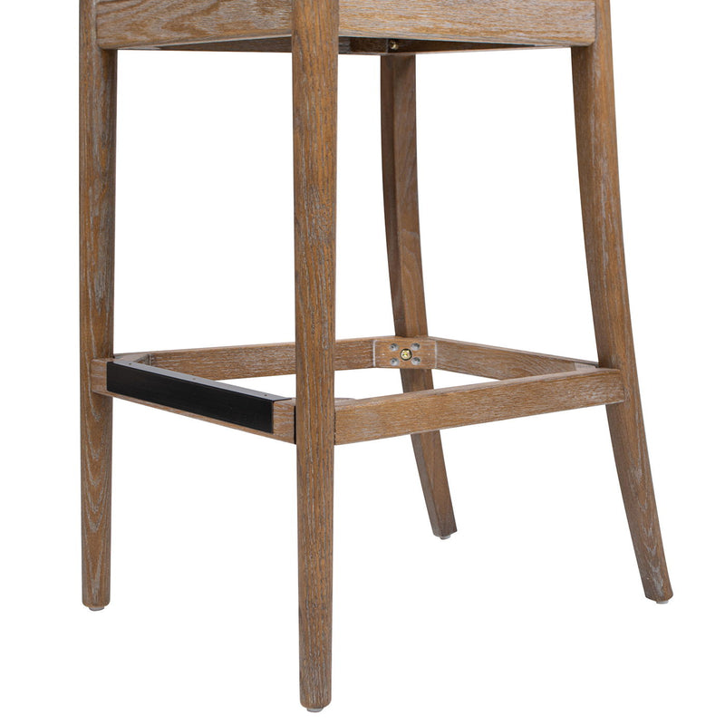 Panama - Curved Back Cane Bar Stool (Set of 2) - R&R Furniture Gallery (Fountain Valley, CA)