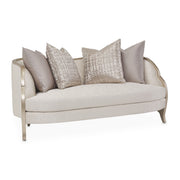 Malibu Crest - Loveseat - Cloud White / Chardonnay - R&R Furniture Gallery (Fountain Valley, CA)
