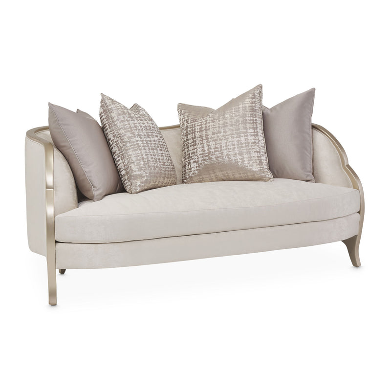 Malibu Crest - Loveseat - Cloud White / Chardonnay - R&R Furniture Gallery (Fountain Valley, CA)