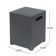 Modern Noble House tank holder side table with powder-coated frame and storage surface, ideal for living room or bedroom decor.