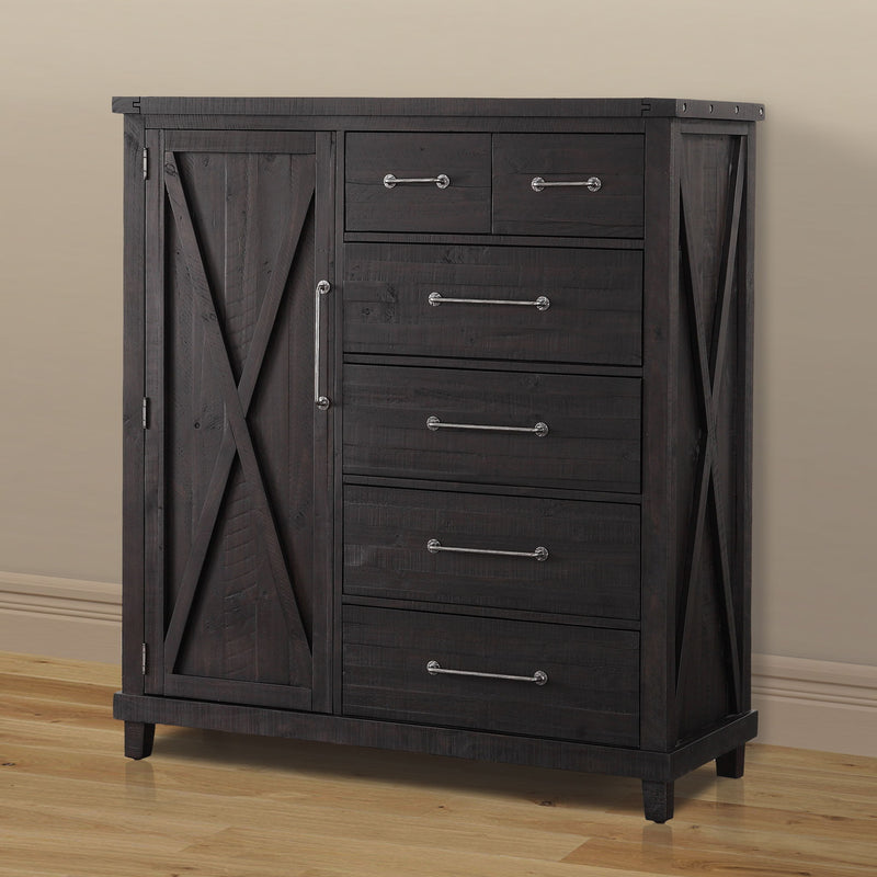 Yosemite Solid Wood Gentleman's Chest in Cafe - R&R Furniture Gallery (Fountain Valley, CA)