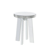 Lotus - End Table - Mirrored & Faux Ice Cube Crystals - R&R Furniture Gallery (Fountain Valley, CA)