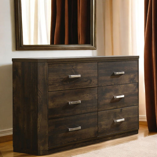 Elettra - Dresser - Rustic Walnut - R&R Furniture Gallery (Fountain Valley, CA)