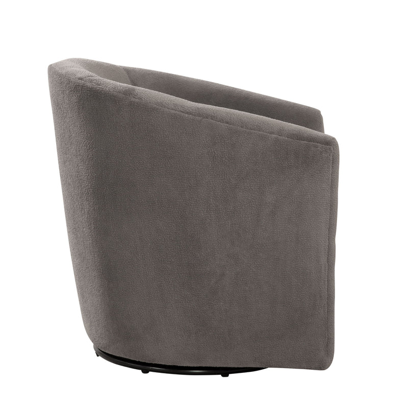 Oaklynn - Barrel Style Swivel Accent Chair - R&R Furniture Gallery (Fountain Valley, CA)