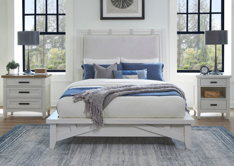 Americana Modern Bedroom - 9 Drawer Dresser - Cotton - R&R Furniture Gallery (Fountain Valley, CA)