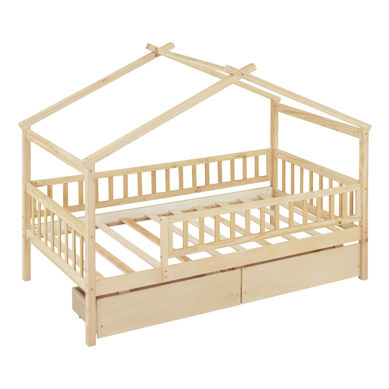 House Bed With 2 Drawers - R&R Furniture Gallery (Fountain Valley, CA)