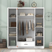 4 Door Wardrobe With 1 Drawer - R&R Furniture Gallery (Fountain Valley, CA)