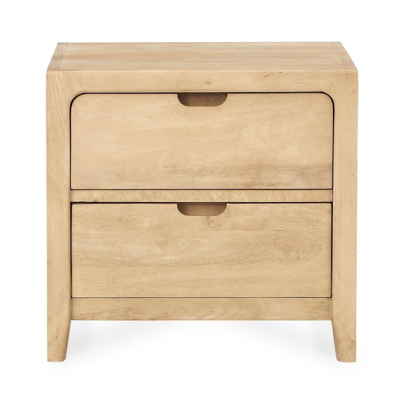 Laguna - 2 Drawer Nightstand - Natural Maple - R&R Furniture Gallery (Fountain Valley, CA)