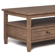 Warm Shaker - Coffee Table With Functional Storage - R&R Furniture Gallery (Fountain Valley, CA)