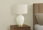 Transitional Lighting, Table Lamp - Cream - R&R Furniture Gallery (Fountain Valley, CA)