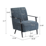 Modern Lounge Chair With Upholstery - R&R Furniture Gallery (Fountain Valley, CA)