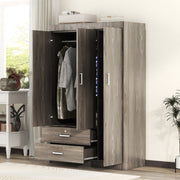 3 Door Wardrobe With 2 Drawers - R&R Furniture Gallery (Fountain Valley, CA)
