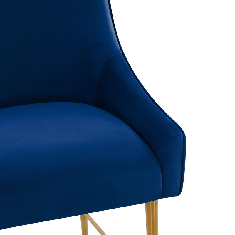 Beatrix - Velvet Stool - R&R Furniture Gallery (Fountain Valley, CA)